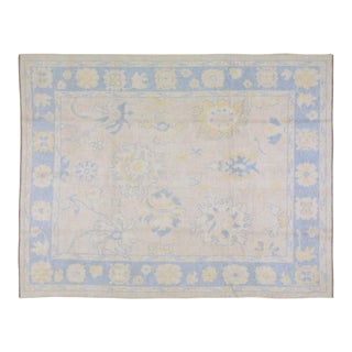 Turkish Wool Oushak Rug,8'1"X10'7" For Sale