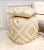 Pasargad Home Grandcanyon Gold Cotton Pouf For Sale - Image 4 of 11
