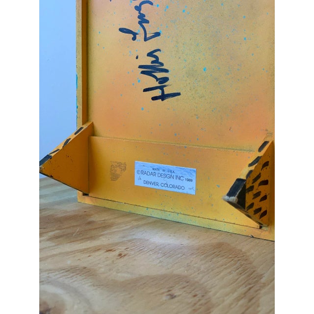 Vintage Memphis Style Box by Hollis Fingold for Radar Design Inc, Circa 1989 For Sale - Image 12 of 13