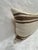 Turkish Hemp Pillow Cushion Natural Beige Brown Pillow Cushion Cover 16" x 24" For Sale - Image 4 of 4