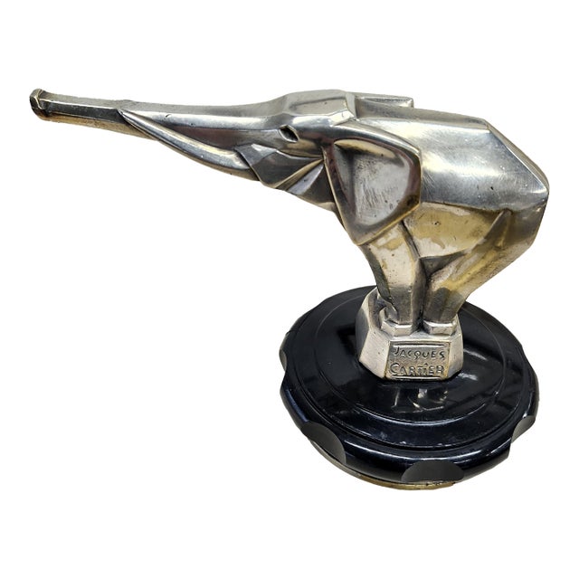 1920s Jacques Cartier Art Deco Hood Ornament For Sale