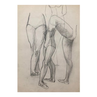 1950s Dancers Legs Figure Drawing For Sale