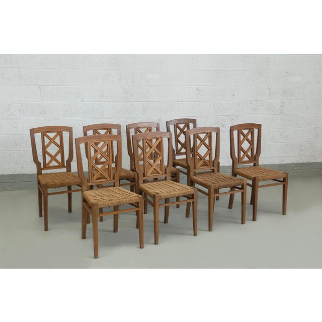 Vintage Italian Dining Chairs by Paolo Buffa, 1950, Set of 8 For Sale - Image 10 of 10