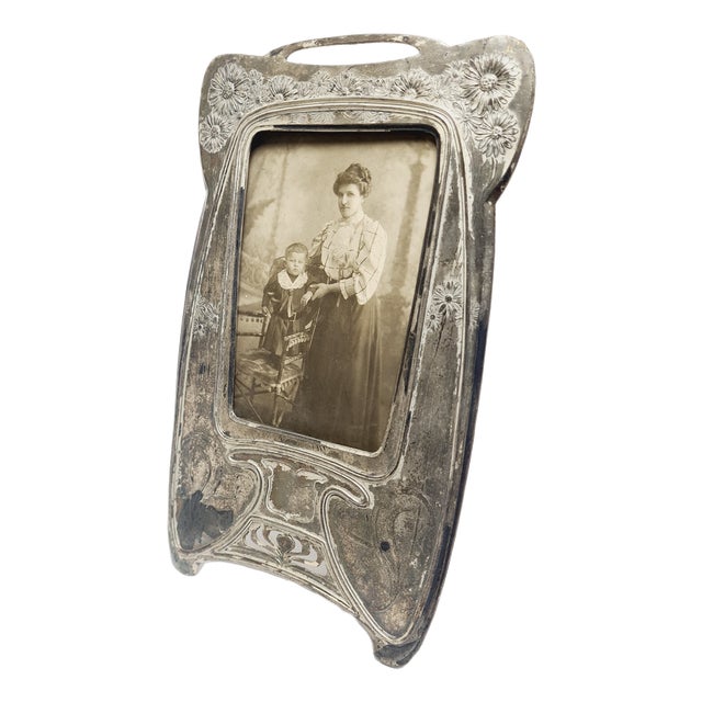 Art Nouveau Bronze Frame, Denmark, 1900s For Sale