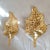 Mid-Century Modern 1980s Gold Murano Glass Leaf Sconces, Mid Century Modern For Sale - Image 3 of 13
