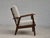 Danish Armchair in White Furniture Fabric & Beech, 1960s For Sale - Image 9 of 18