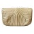 Judith Leiber Style Quilted Snake Clutch With Mirror For Sale