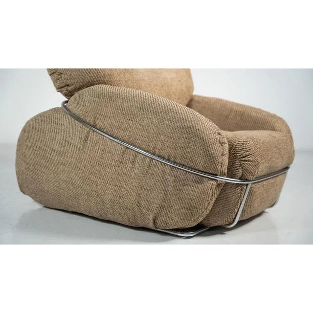 Set of Mid-Century Modern Okay Armchairs attributed to Adriano Piazzesi, 1960s For Sale - Image 6 of 8