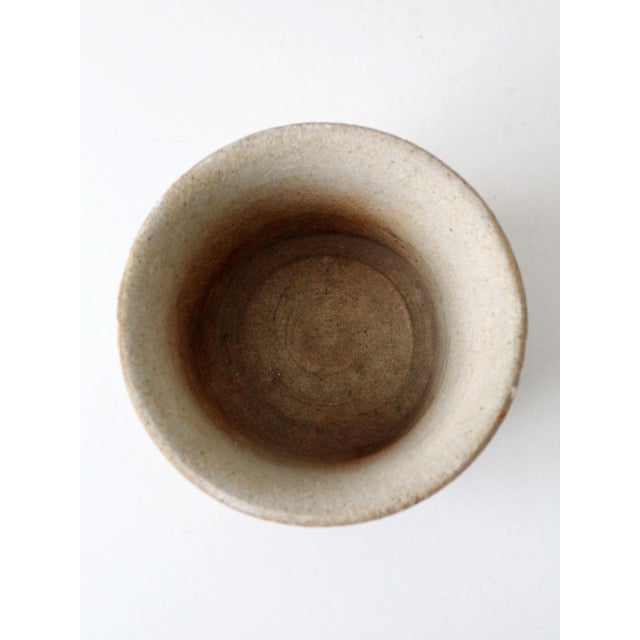 Vintage Studio Pottery Bowl Cachepot For Sale - Image 11 of 12