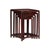 Set of Five Small Size Rosewood Nesting Tables with Humpback Stretchers For Sale - Image 4 of 12