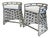 Coastal Palecek Thatcher Counter Stools, a Pair For Sale