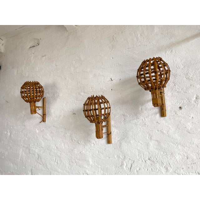 Le applique sono attribuite a Louis Sognot European Plug (up to 250V).The wiring of this item may be original and might...