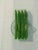 Asparagus Vintage Rectangular Asparagus Glass Fused Platter For Sale - Image 8 of 12