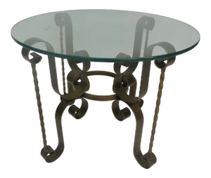 1960s Italian Scroll Side Table