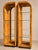 1970s 1970s Pair of Lighted Henredon Scene Two Burl Wood Arched Display Cabinets Milo Baughman Style For Sale - Image 5 of 12