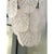 Luxury modern gold 24k chandelier with white graniglia “petals” in murano glass. hand-made in murano glass , all made in...