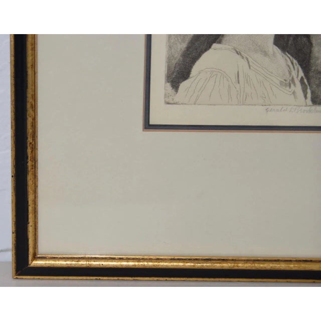 Gerald Brockhurst Etching "Anais" c.1930 For Sale - Image 4 of 9