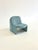 Vintage Alky Chair in Baby Blue Velvet by Anonima Castelli for Artifort, 1970s For Sale - Image 6 of 15