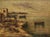 Beige Alberto Corsini, On the Beach near Naples, Oil Painting on Canvas For Sale - Image 8 of 13