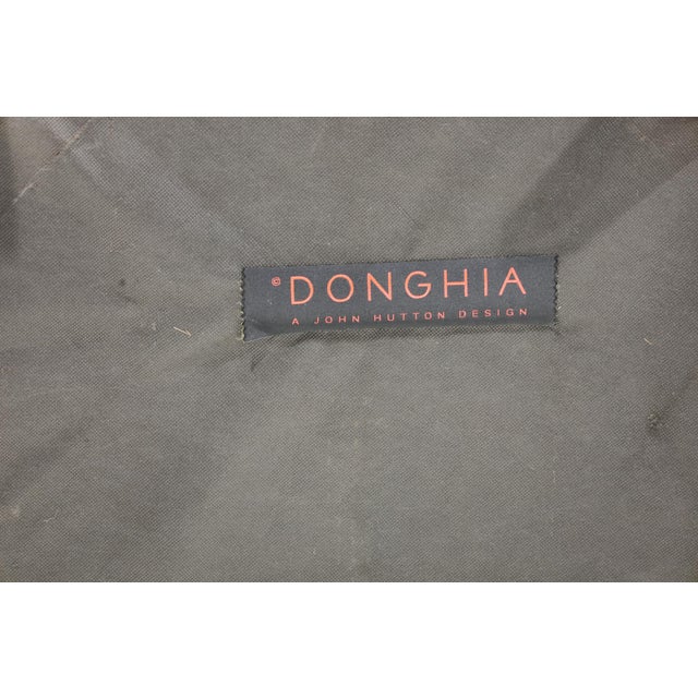 Pair of John Hutton for Donghia Ghost Chairs With Ottoman For Sale In Dallas - Image 6 of 6