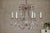 Late 20th Century Six-Light Crystal Chandelier with Scrolling Patinated Iron Arms, USA Wired For Sale - Image 5 of 12