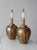Pair of Vintage Chinoiserie Style Gilt Ceramic Table Lamps For Sale - Image 9 of 18