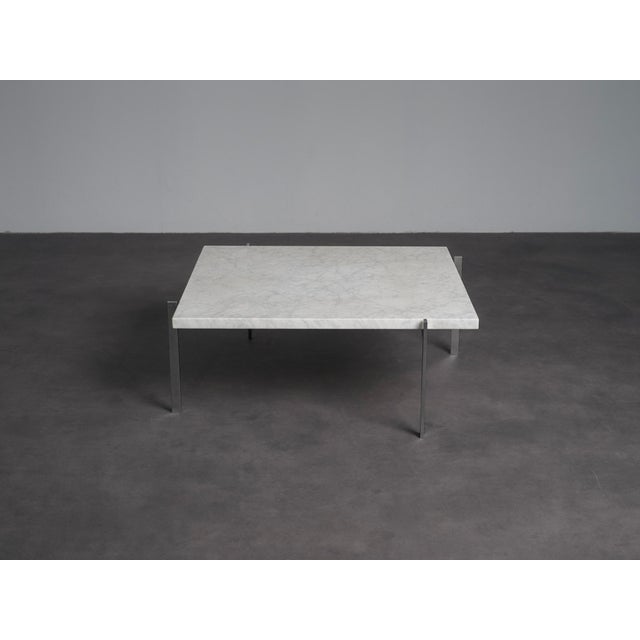 An iconic pk61 coffee table designed by poul kjaerholm, one of the most important figures of danish modernism. The design...