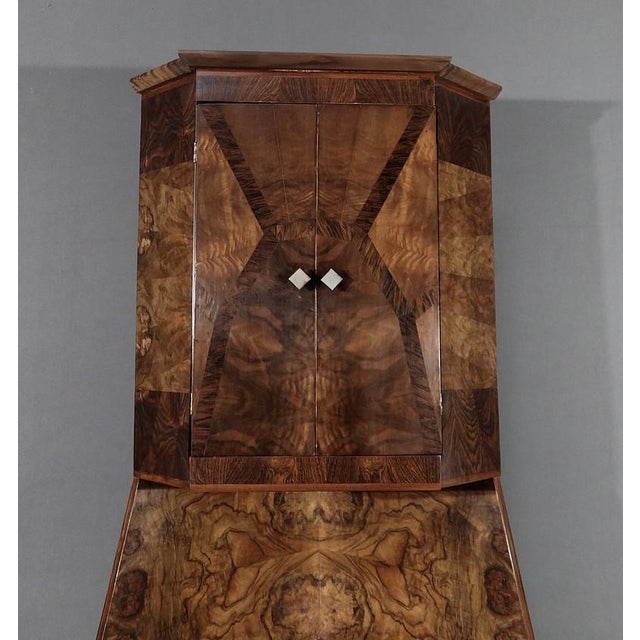 Art Deco Walnut Corner, 1930s For Sale - Image 4 of 18