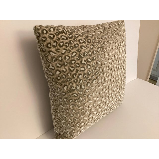 Custom Hand Made Pillow, Fabric by Cowtan &.Tout Leopard Print ($325 Wholesale) For Sale - Image 4 of 7