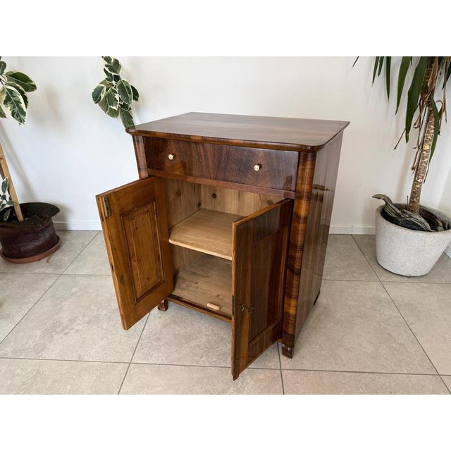 Brown Antique Biedermeier Trumeau Sideboard For Sale - Image 8 of 13