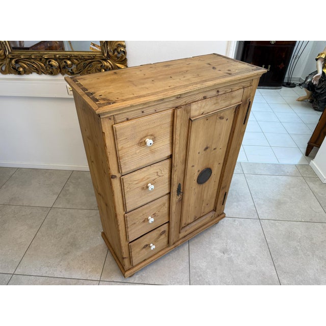 Biedermeier Bread Cupboard For Sale - Image 4 of 17