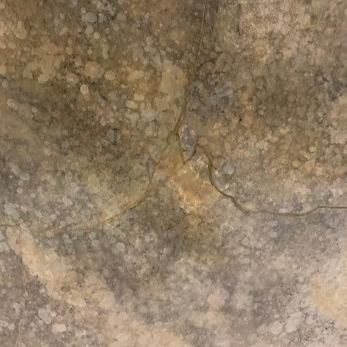 Post-Modern Paper Parchment with a Lacquer Finish Large Credenza 4 Doors 2 Compartments 1 Shelf Marbled Appearance Overall...