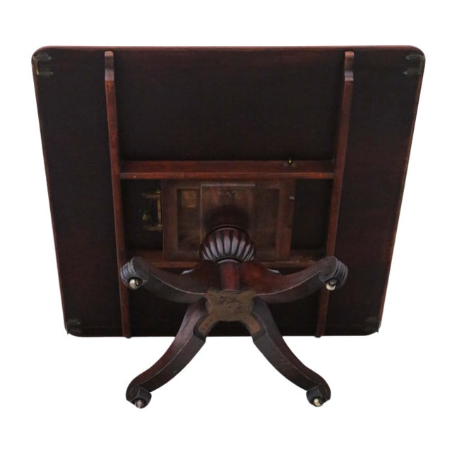 Large Antique 19th Century Cuban Mahogany Dining Table by James Mein For Sale - Image 12 of 13