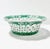Late 20th Century Vintage Green Chinoiserie Reticulated Porcelain Centerpiece Bowl / Pierced Decorative Bowl For Sale - Image 5 of 9