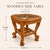 Art Deco Handmade Wooden Side Table With Glass Top, Carved Wood End Table, Luxury Bedside Table, Vintage Accent Table, Solid Wood Nightstand Decor For Sale - Image 3 of 13