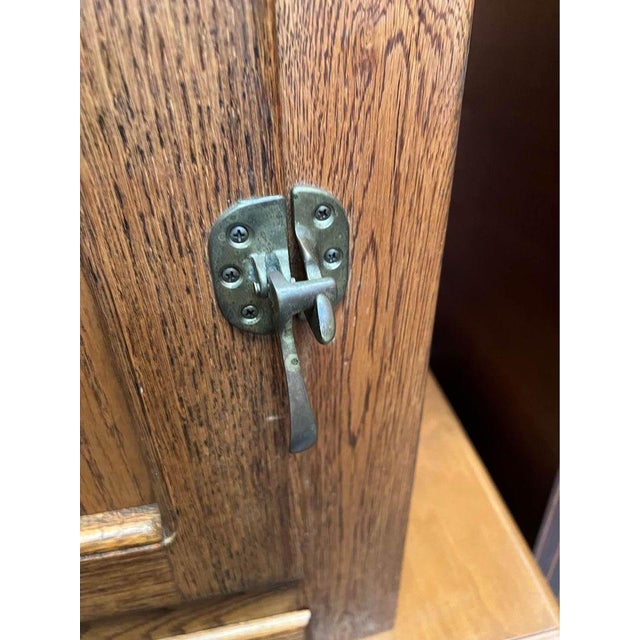 From Acorns to Furniture Solid Oak Wood Icebox Side Cabinet For Sale - Image 11 of 11