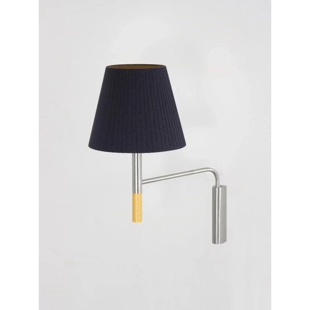 Contemporary Black BC3 Wall Lamp by Santa & Cole For Sale - Image 3 of 11
