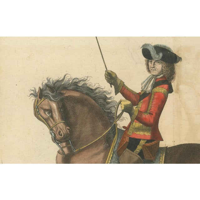 William Cavendish, Dressage Capriole Engraving after Newcastle, 1700, Engraving For Sale - Image 4 of 13
