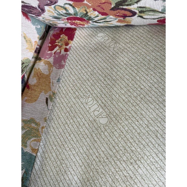 White Contemporary Carlton Modular Floral Sectional For Sale - Image 8 of 17