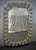 Italian Cream Murano Art Glass and Brass Console Mirror, 2000s For Sale - Image 9 of 11