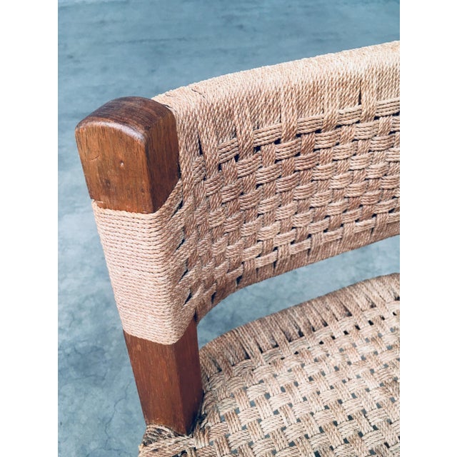 1960s Mid-Century Rope Side Chair, Sweden, 1960s For Sale - Image 5 of 18