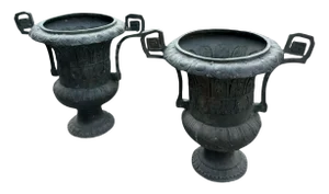 Large Bronze Vases, 1950s, Set of 2