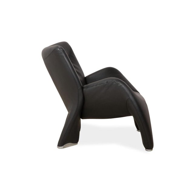 Set of Echnaton Leather Chair with Ottoman from Leolux For Sale - Image 12 of 18