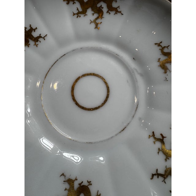 Early 19th Century Old Paris Porcelain Cup and Saucer For Sale - Image 9 of 15