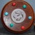 Antique Huali Wood Jewelry Box With Carved Jade Center and Turquoise Stones For Sale In Los Angeles - Image 6 of 9