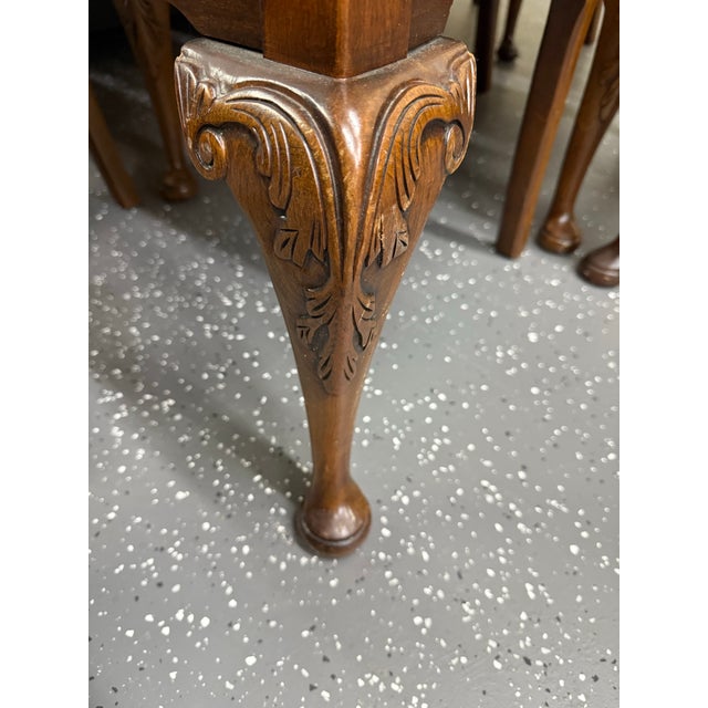 Vintage Pennsylvania House Queen Anne Style Dining Chairs (8) For Sale - Image 10 of 10