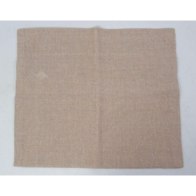 Contemporary Linen Pillow Sham in Beige - A Pair For Sale - Image 3 of 3