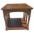 Mid-Century Modern Tomlinson Mid Century Modern Burl Walnut Tower Side Table For Sale - Image 3 of 9