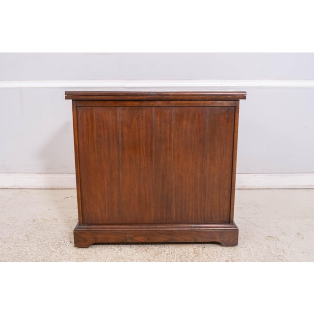 1980s Harden Cherry Flip Top Server Cabinet For Sale - Image 16 of 18