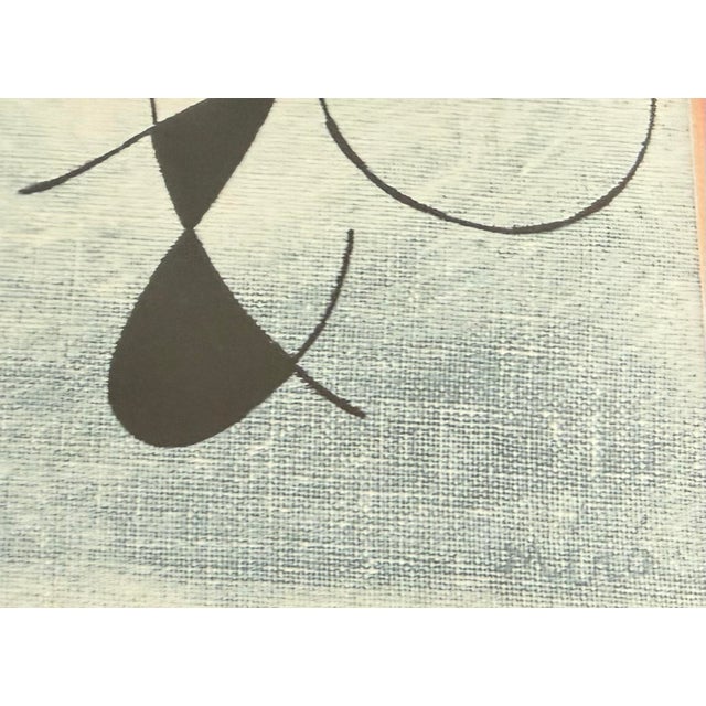 1950s Framed Le Sourire Aux Ailes Flamboyantes by Joan Miro For Sale - Image 5 of 7